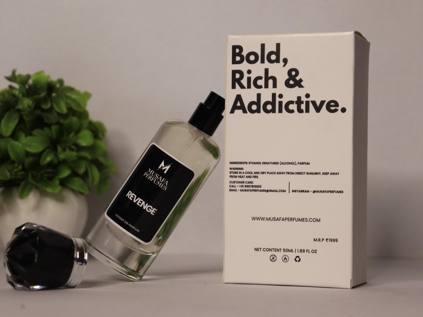 Revenge – Luxury Fresh Woody Perfume for Men | Smooth Long-Lasting Fragrance - Image 3